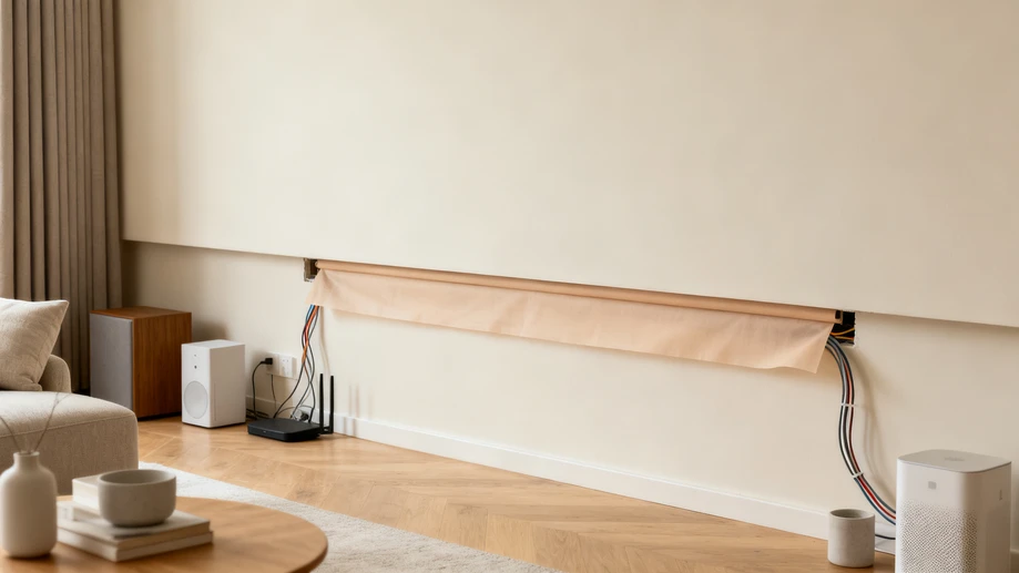 Hide All Tangled Wall Wires With No Drilling And Zero Special Tools