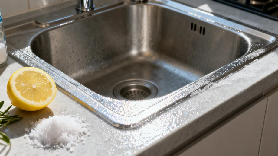Unlock a Gleaming Kitchen Sink with This Citrus Surprise