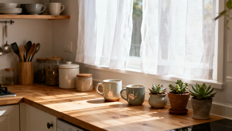 You Don’t Need Empty Countertops To Have A Cozy Beautiful Home