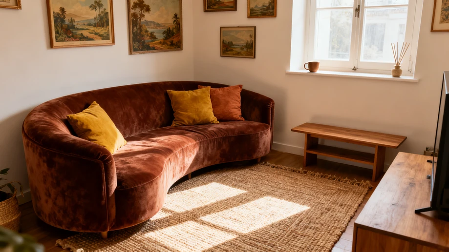 Wait The 70s Retro Maximalist Small Apartment Trend Is Way Less Chaotic Than You Think