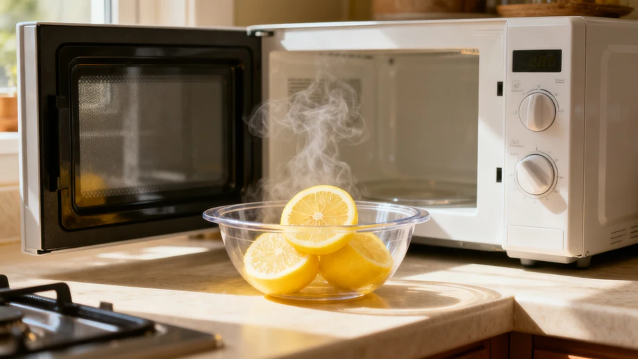 Stop Scrubbing Your Microwave with Chemicals and Try This Zesty Trick Instead