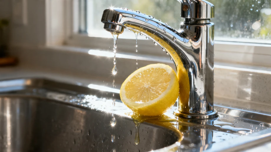 A Sparkling Faucet Is Only One Lemon Away